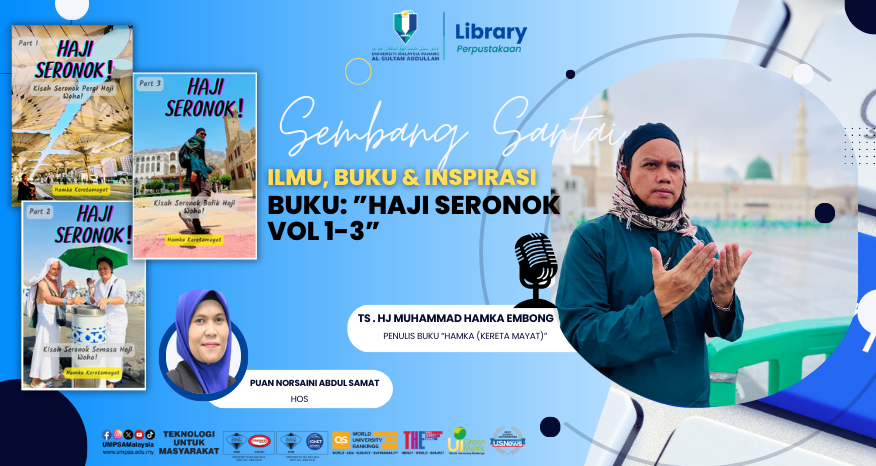 SEMBANG SANTAI: ILMU BUKU & INSPIRASI bersama "Buku Haji Seronok Vol 1-3" - Hamka (Kereta Mayat)
